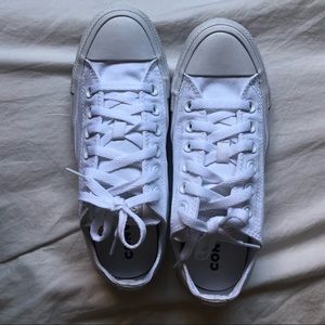 Converse All Star in Monochrome White Size 7